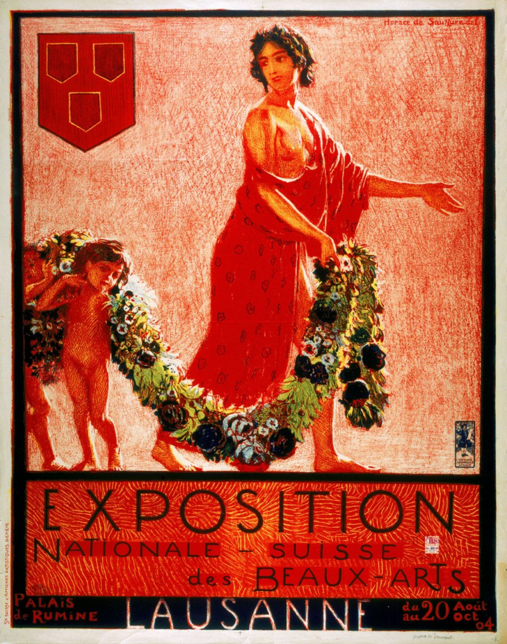 Affiche de l'Exposition Nationale Suisse des Beaux-Arts de 1904, Lausanne