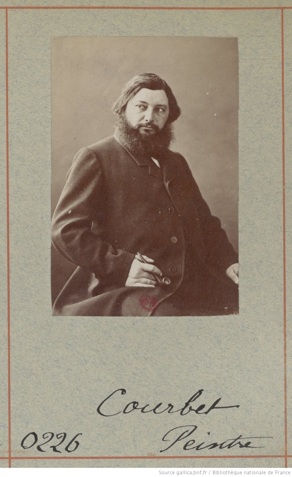 Gustave Courbet, peintre, BNF Paris