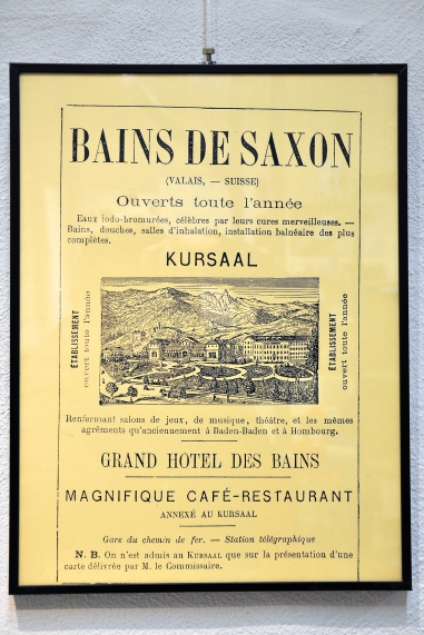 Affiche Bains de Saxon Collection / www.musees-vs.ch