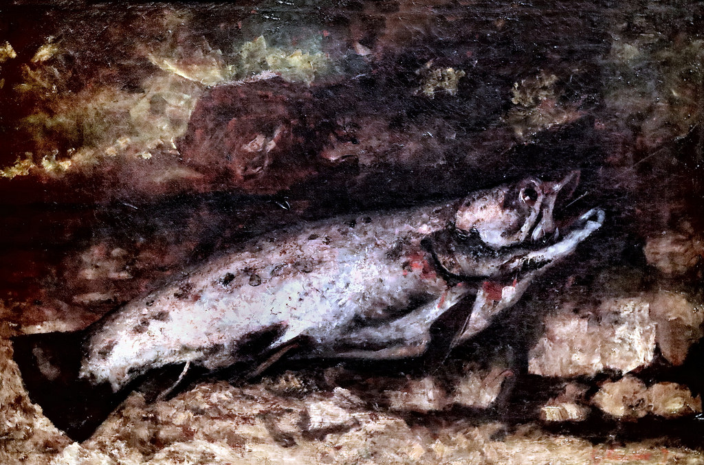 La Truite par Gustave Courbet
