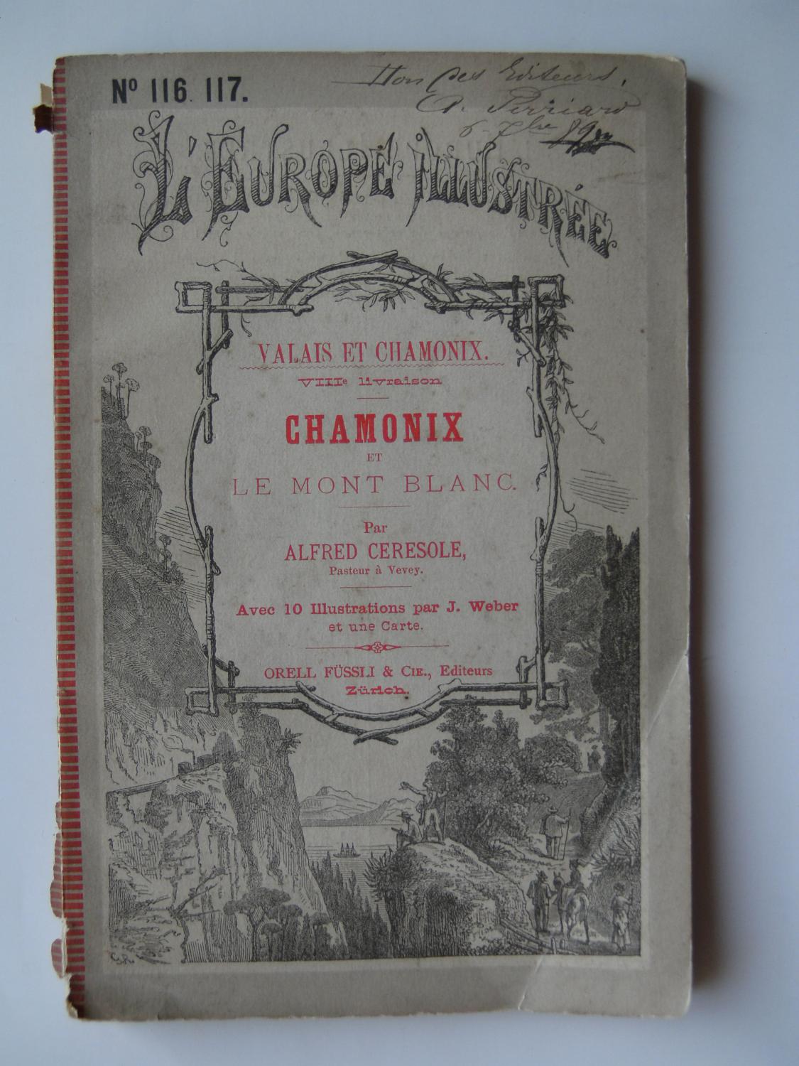 Valais et Chamonix par Wolf, Ferdinand Otto Weber, Johannes Cérésole, Alfred